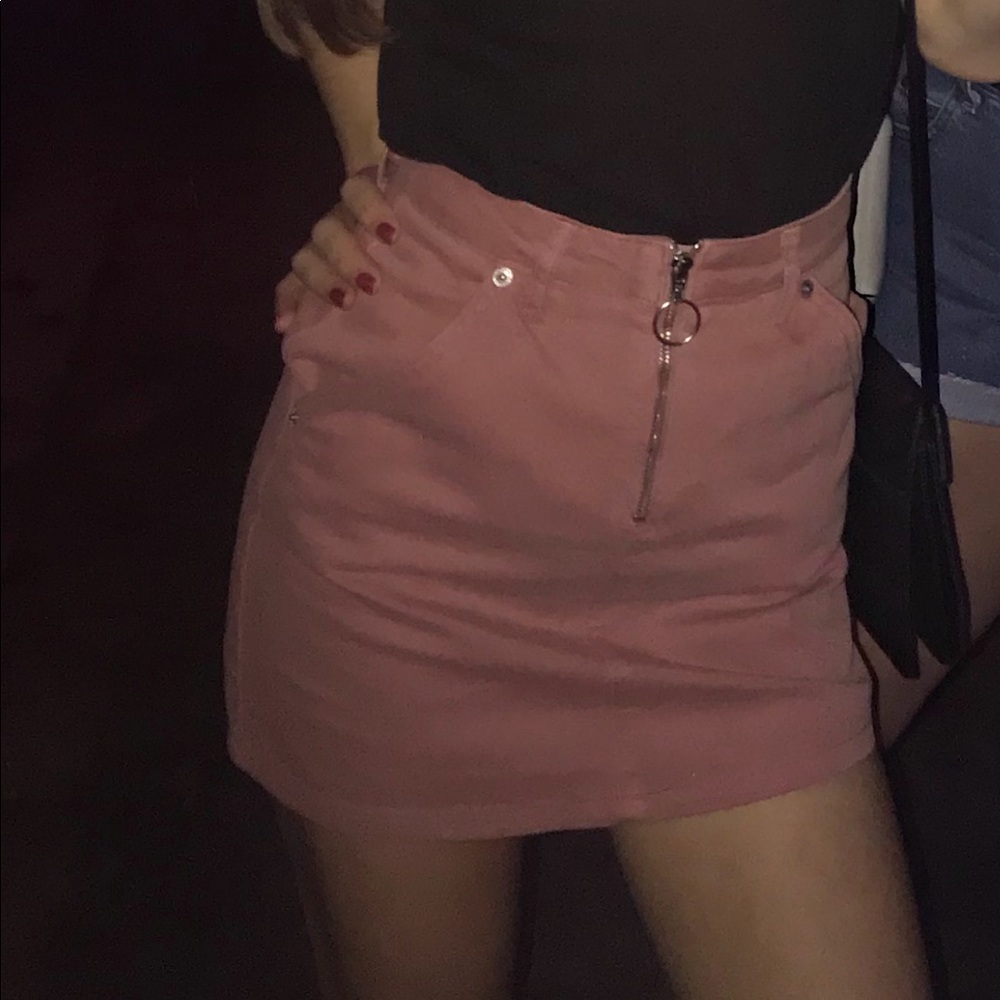Topshop Pink Skirt